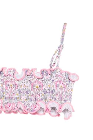 Costume da bagno Tilly bianco con stampa floreale SAINT BARTH KIDS | TILL00100905L